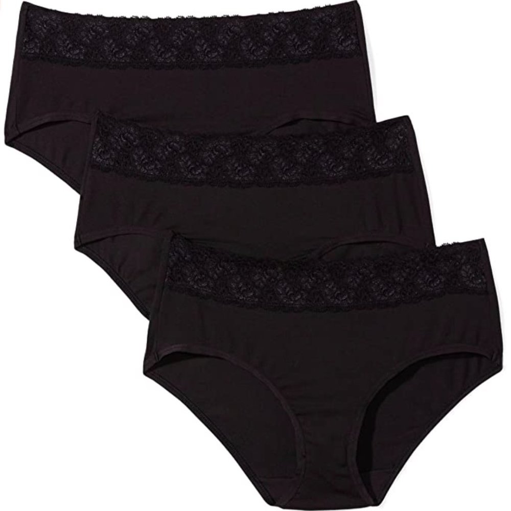 NWT Brief Underwear with Lace (3-pack)